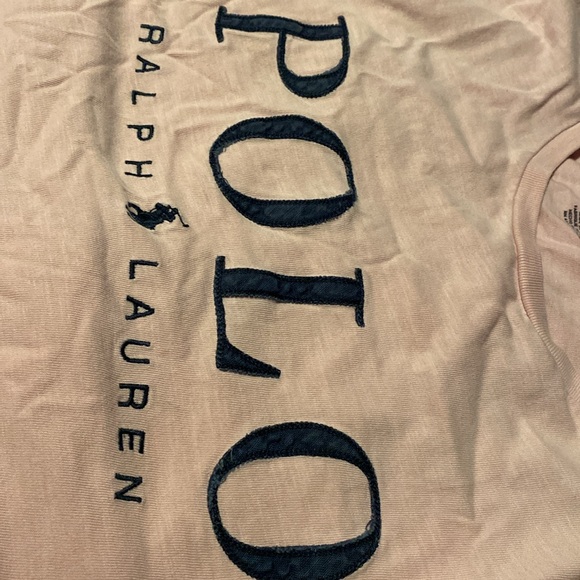 POLO RALPH LAUREN DISTRESSED PINK SHORT SET SIZE MEDIUM - Picture 6 of 6